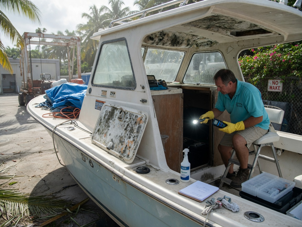 How To Inspect Your Boat For Mold Before Dry Storage In South Florida