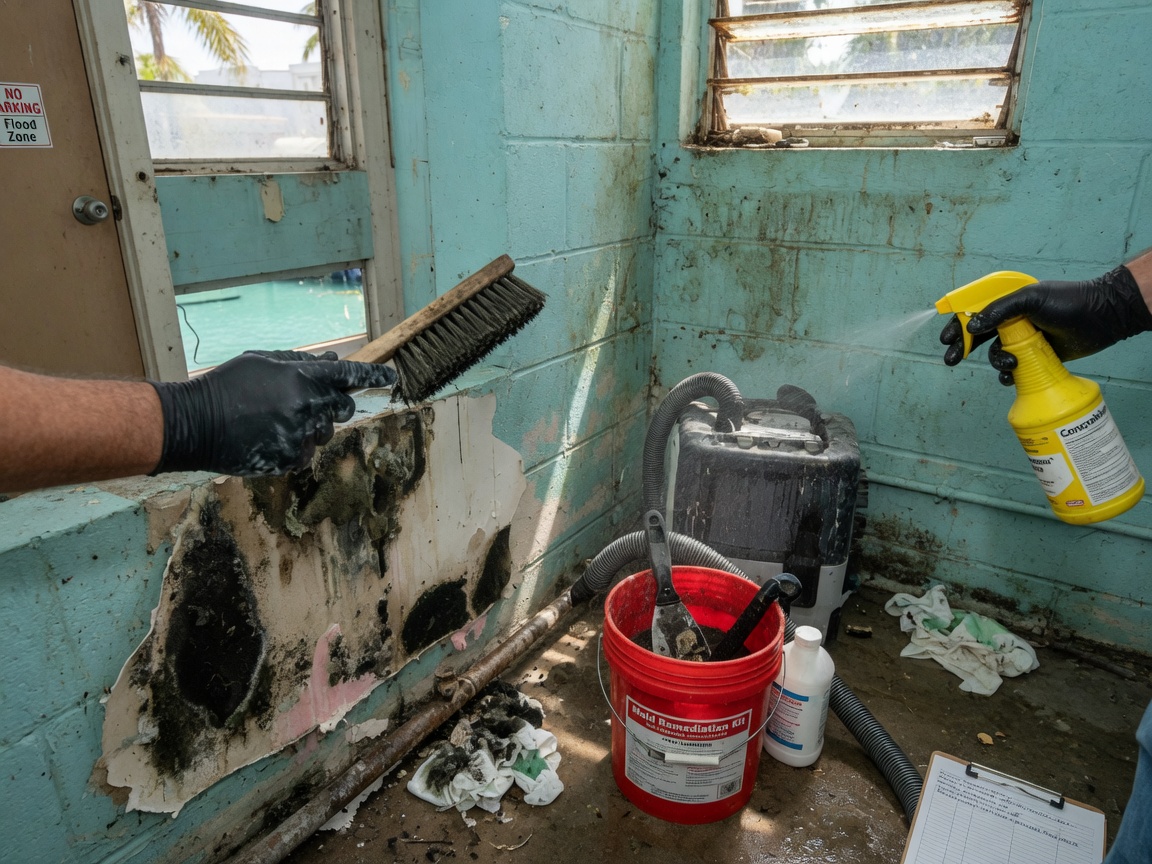 How to remove black mold permanently?